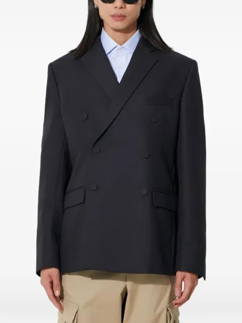 double-breasted wool jacket by 424