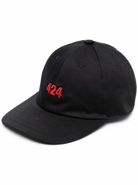 embroidered logo cap by 424