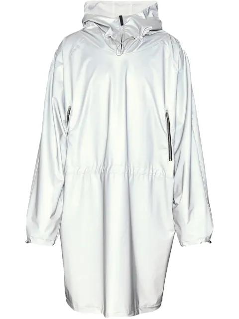 reflective "Grey" raincoat by 424