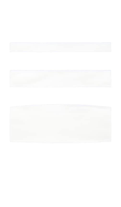 437 The Assorted Headband 3 Pack in White by 437