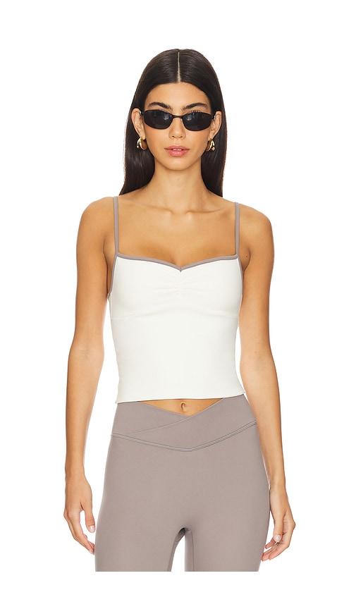 437 The Ballet Tank Top in Cream by 437