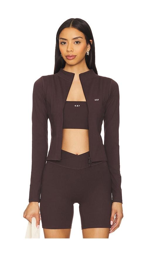 437 The Curve Jacket in Chocolate by 437