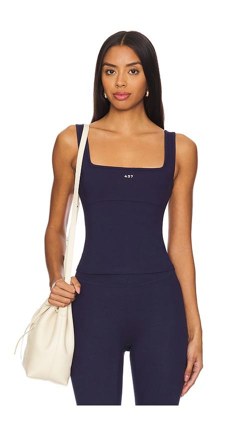 437 The Square Tank in Navy by 437