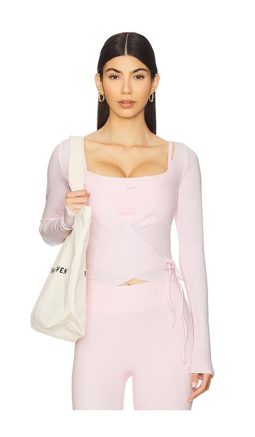 437 The Studio Wrap in Pink by 437