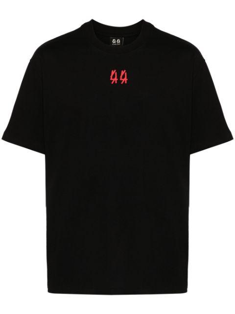 Lasered cotton T-shirt by 44 LABEL GROUP