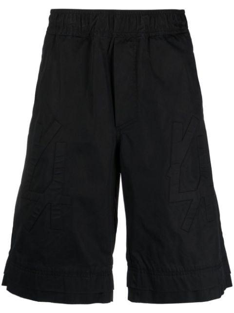 embossed-logo knee-length shorts by 44 LABEL GROUP