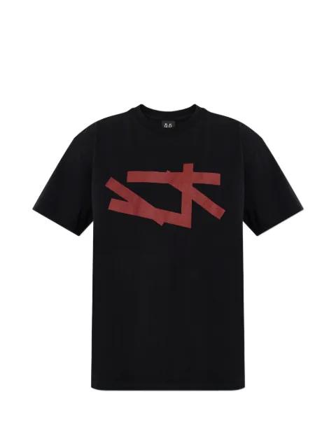 graphic crew-neck T-shirt by 44 LABEL GROUP