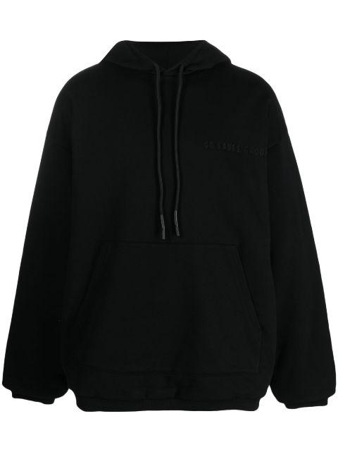 logo-embroidered cotton sweatshirt by 44 LABEL GROUP