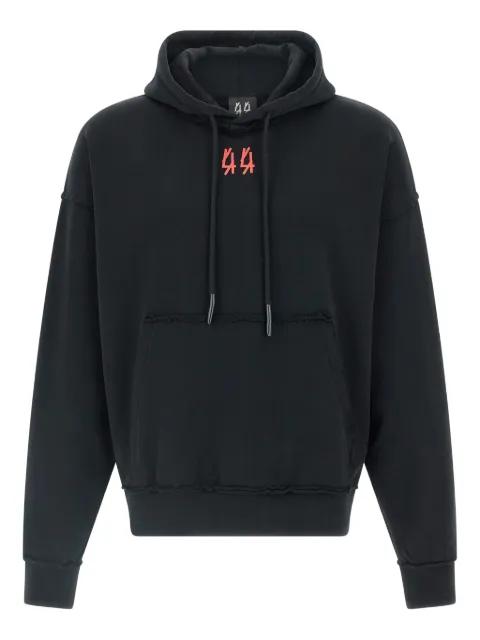logo-print hoodie by 44 LABEL GROUP