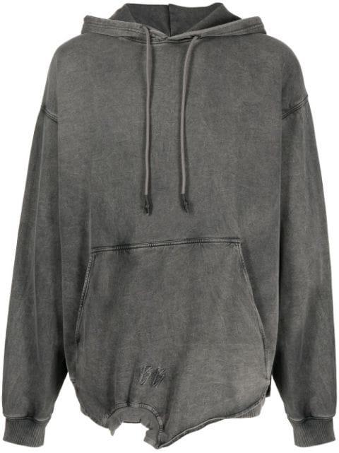 logo-print hoodie by 44 LABEL GROUP