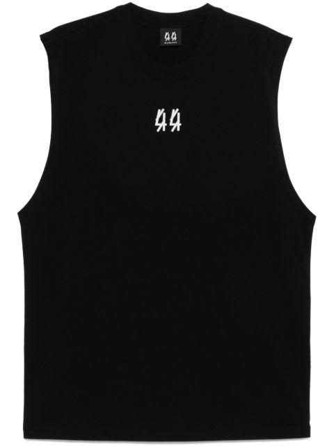 logo-print tank top by 44 LABEL GROUP