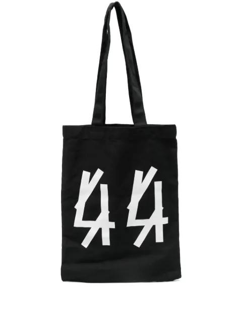 logo-print tote bag by 44 LABEL GROUP