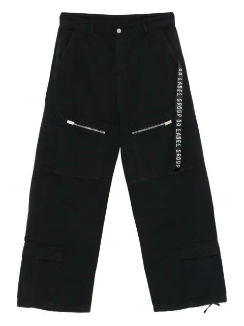 logo-tape trousers by 44 LABEL GROUP