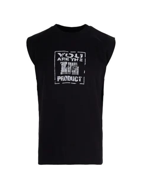 printed sleeveless tank top by 44 LABEL GROUP