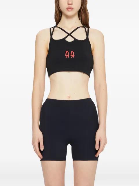 strappy jersey top by 44 LABEL GROUP