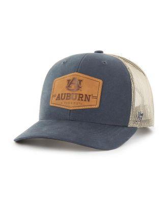 Men's '47 Navy Auburn Tigers Rawhide Trucker Adjustable Hat by '47 BRAND