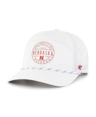 Men's '47 White Nebraska Huskers Suburbia Captain Snapback Hat by '47 BRAND