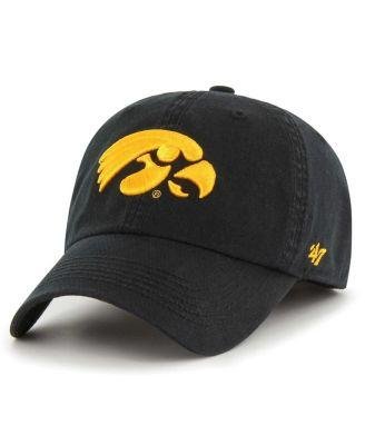 Men's Black Iowa Hawkeyes Franchise Fitted Hat by '47 BRAND