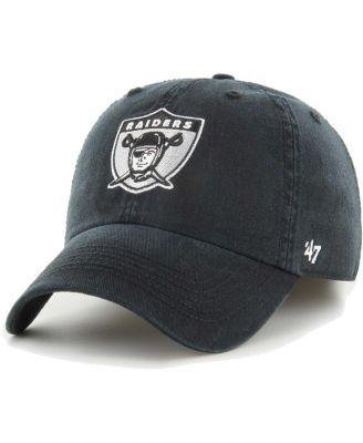 Men's Black Las Vegas Raiders Gridiron Classics Franchise Legacy Fitted Hat by '47 BRAND