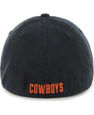 Men's Black Oklahoma State Cowboys Franchise Fitted Hat by '47 BRAND
