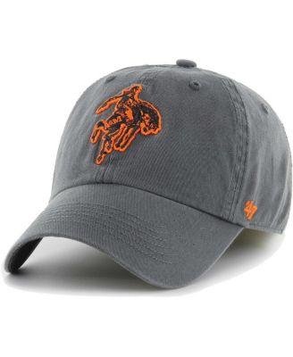 Men's Charcoal Oklahoma State Cowboys Franchise Fitted Hat by '47 BRAND