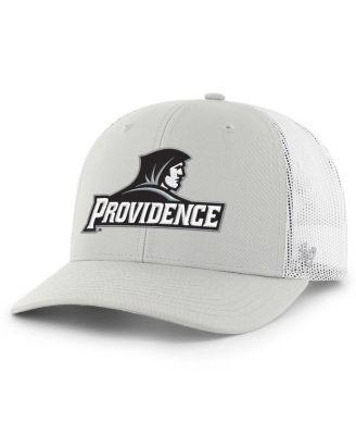 Men's Gray Providence Friars Trucker Adjustable Hat by '47 BRAND Men's Gray Providence Friars Trucker Adjustable Hat by '47 BRAND