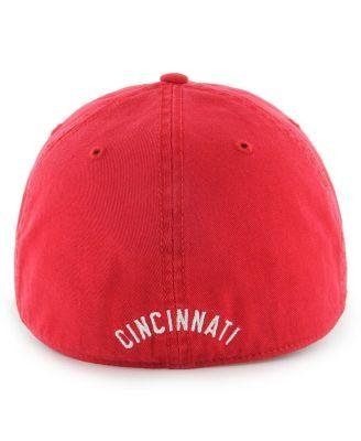 Men's Red Cincinnati Reds Cooperstown Collection Franchise Fitted Hat by '47 BRAND