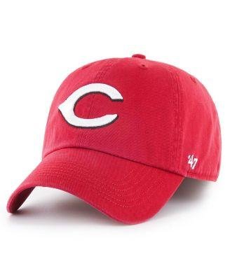 Men's Red Cincinnati Reds Franchise Logo Fitted Hat by '47 BRAND