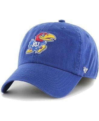 Men's Royal Kansas Jayhawks Franchise Fitted Hat by '47 BRAND