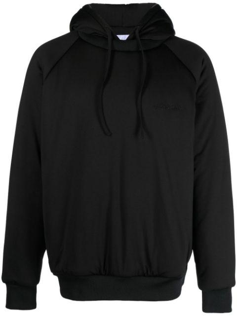 logo-embroidered hoodie by 4SDESIGNS