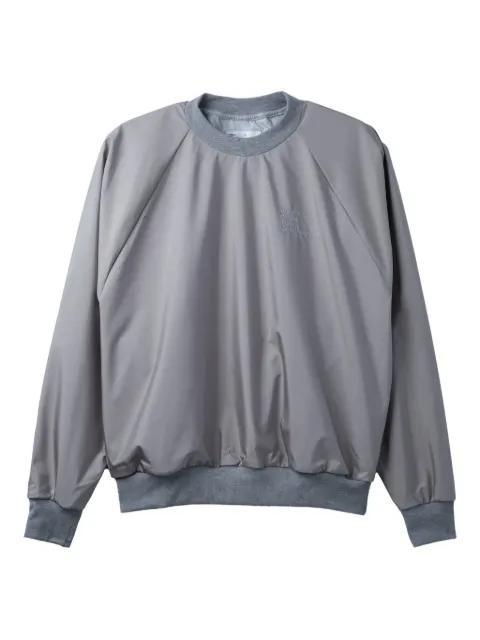 raglan-sleeve crew-neck sweatshirt by 4SDESIGNS
