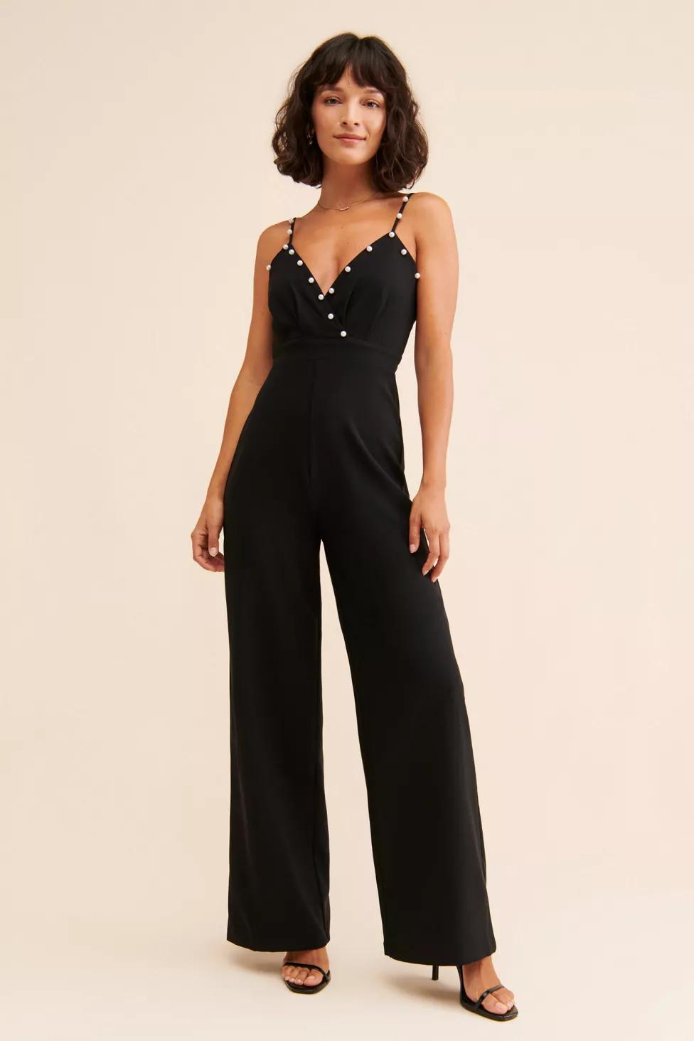 4SI3NNA Malika Pearl Jumpsuit by 4SI3NNA
