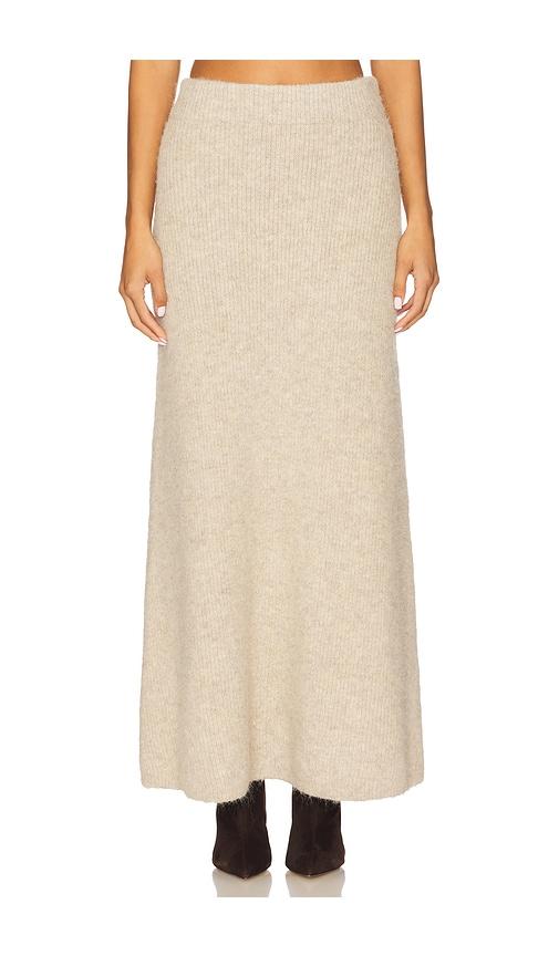 4th & Reckless Adriena Skirt in Beige by 4TH & RECKLESS