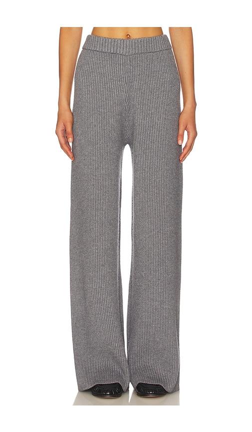 4th & Reckless Bethanie Nie Knit Trousers in Grey by 4TH & RECKLESS