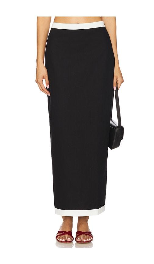 4th & Reckless Brea Maxi Skirt in Black by 4TH & RECKLESS