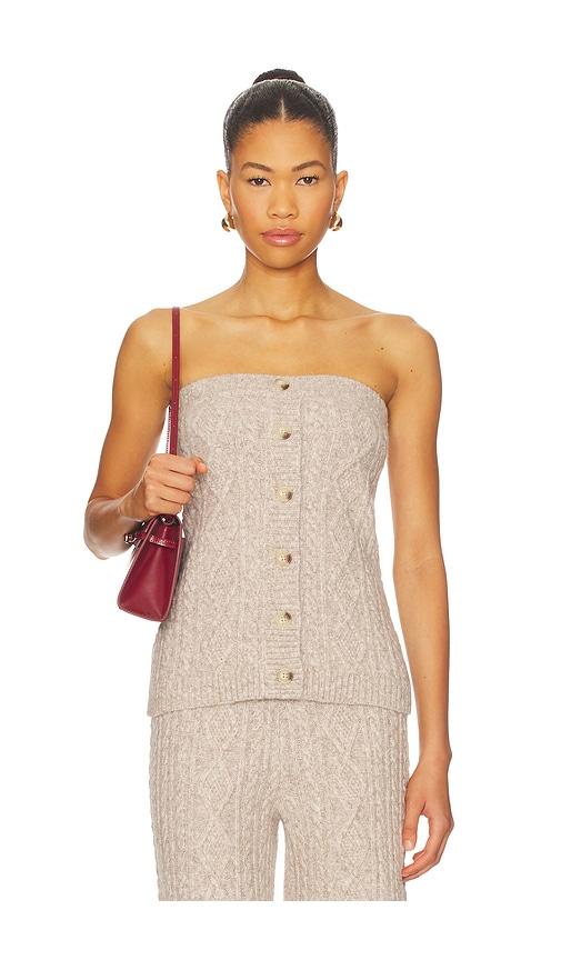 4th & Reckless Cara Top in Taupe by 4TH & RECKLESS