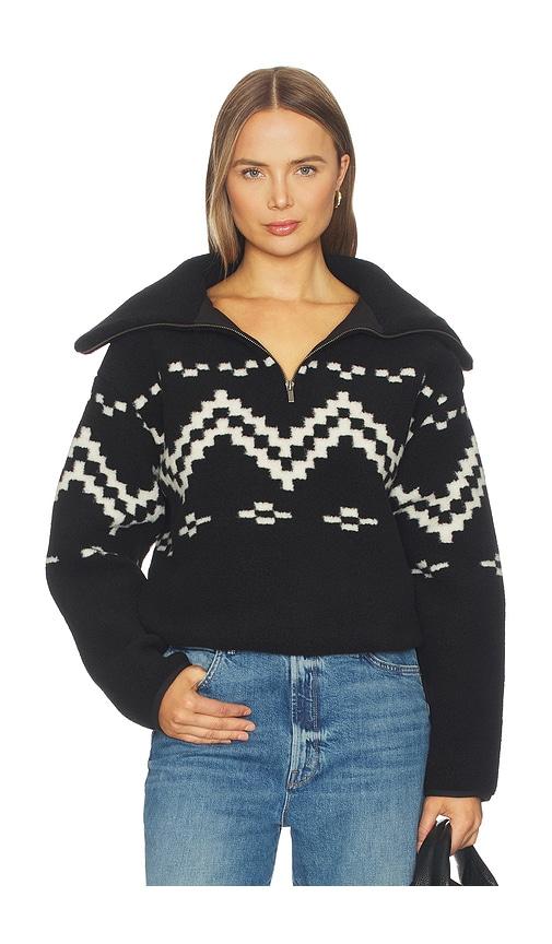 4th & Reckless Dayna Zip Up Fleece in Black by 4TH & RECKLESS