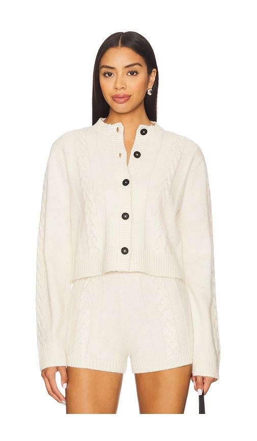 4th & Reckless Jess Knit Cardigan in Cream by 4TH & RECKLESS