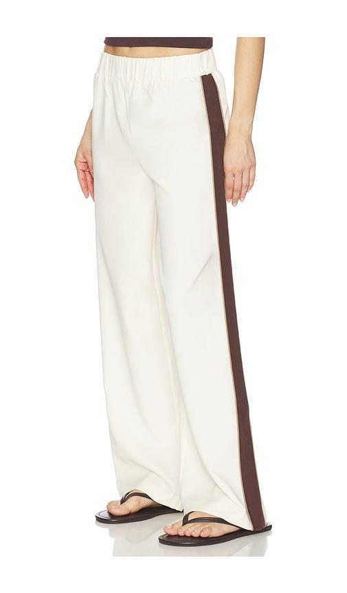 4th & Reckless Kimmora Tailored Trouser in Cream,Brown by 4TH & RECKLESS