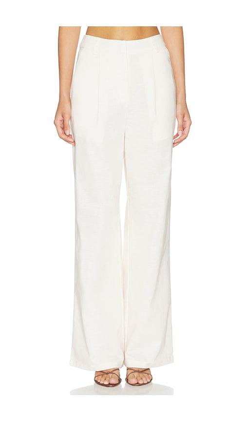 4th & Reckless Miriam Trousers in Cream by 4TH & RECKLESS