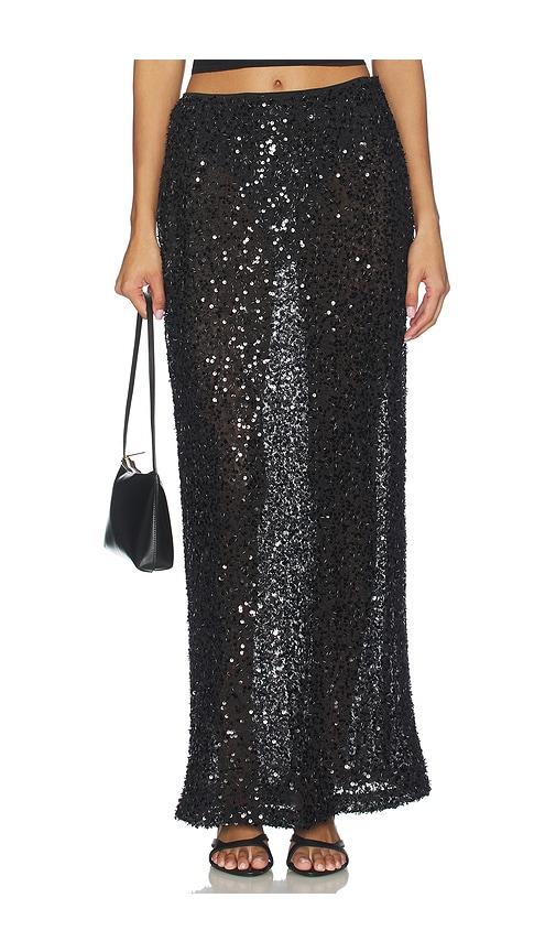 4th & Reckless Novie Skirt in Black by 4TH & RECKLESS