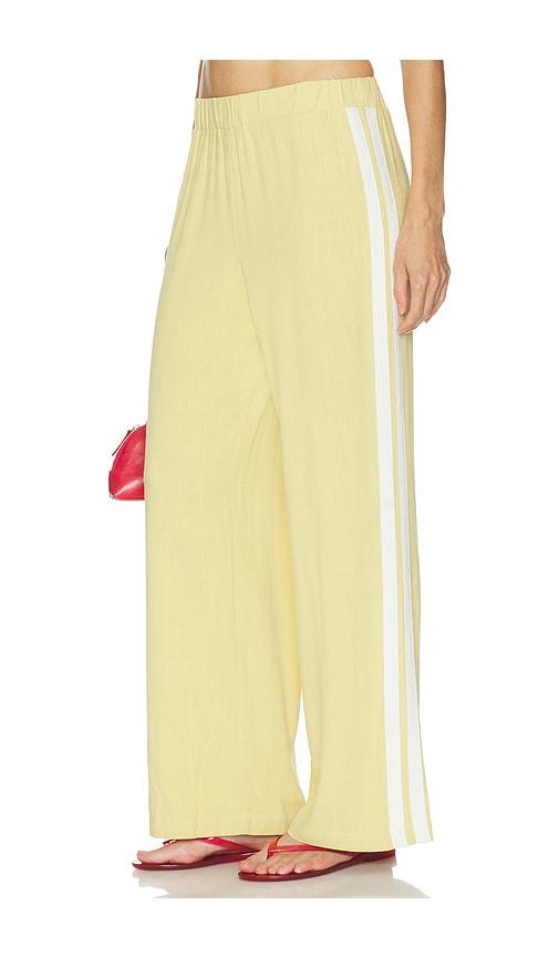 4th & Reckless Tameka Linen Trousers in Yellow by 4TH & RECKLESS