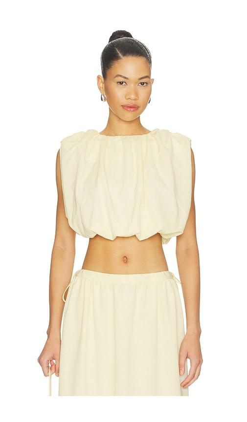 4th & Reckless Tayla Bubble Top in Yellow by 4TH & RECKLESS