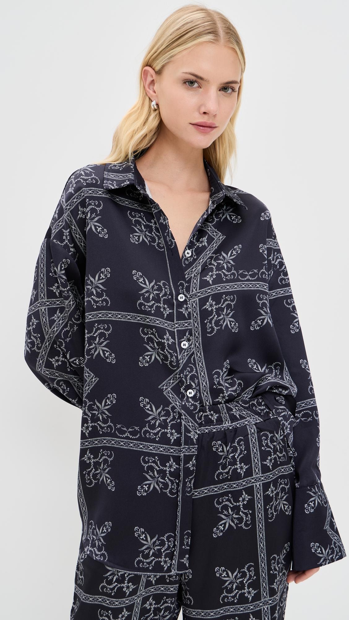Amira Satin Shirt by 4TH & RECKLESS