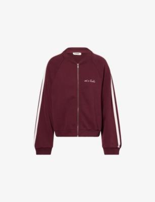 Annamaria Zip-Up Cotton-Jersey Bomber Jacket by 4TH & RECKLESS