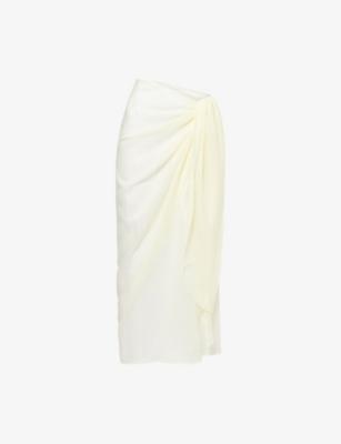 Ariana Side-Tie Sheer Sarong by 4TH & RECKLESS