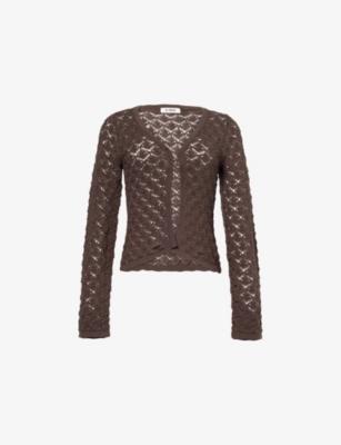 Dellina V-Neck Knitted Top by 4TH & RECKLESS