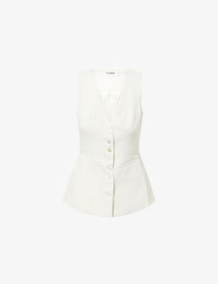 Elaine Tie Belt Detail Button Waistcoat by 4TH & RECKLESS