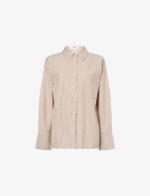 Frankie Stripe Cotton-Blend Shirt by 4TH & RECKLESS