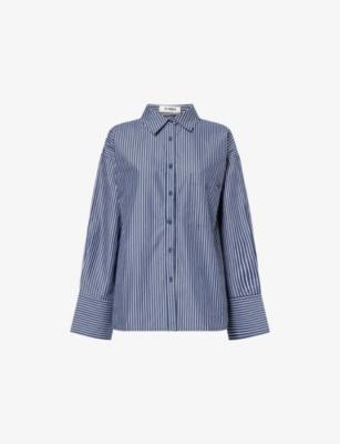 Frankie Stripe Cotton-Blend Shirt by 4TH & RECKLESS